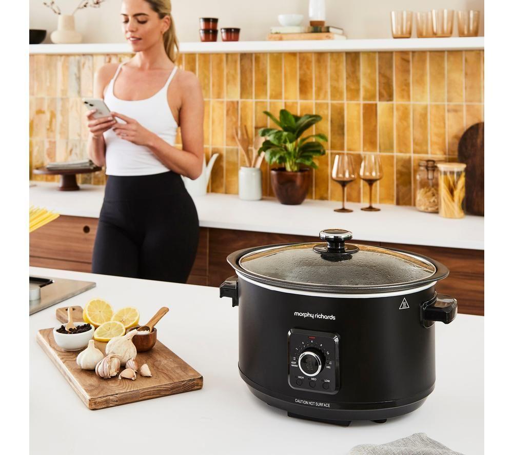 MORPHY RICHARDS Easy Time 461021 Slow Cooker - Black image number 10 of 11