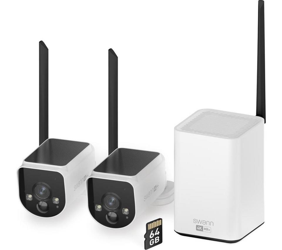 SWANN MaxRanger 4K Ultra HD NVR Security System - 2 Cameras