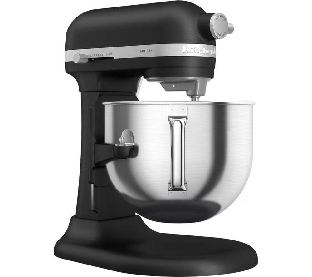 KITCHENAID 5KSM70SHXBBK Artisan 6.6L Stand Mixer - Black image number 4 of 7