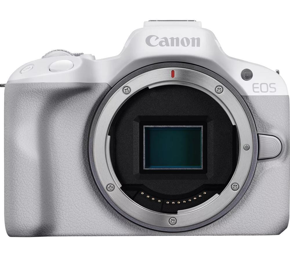 CANON EOS R50 Mirrorless Camera with RF-S 18-45 mm f/4.5-6.3 IS STM Lens - White image number 9 of 14