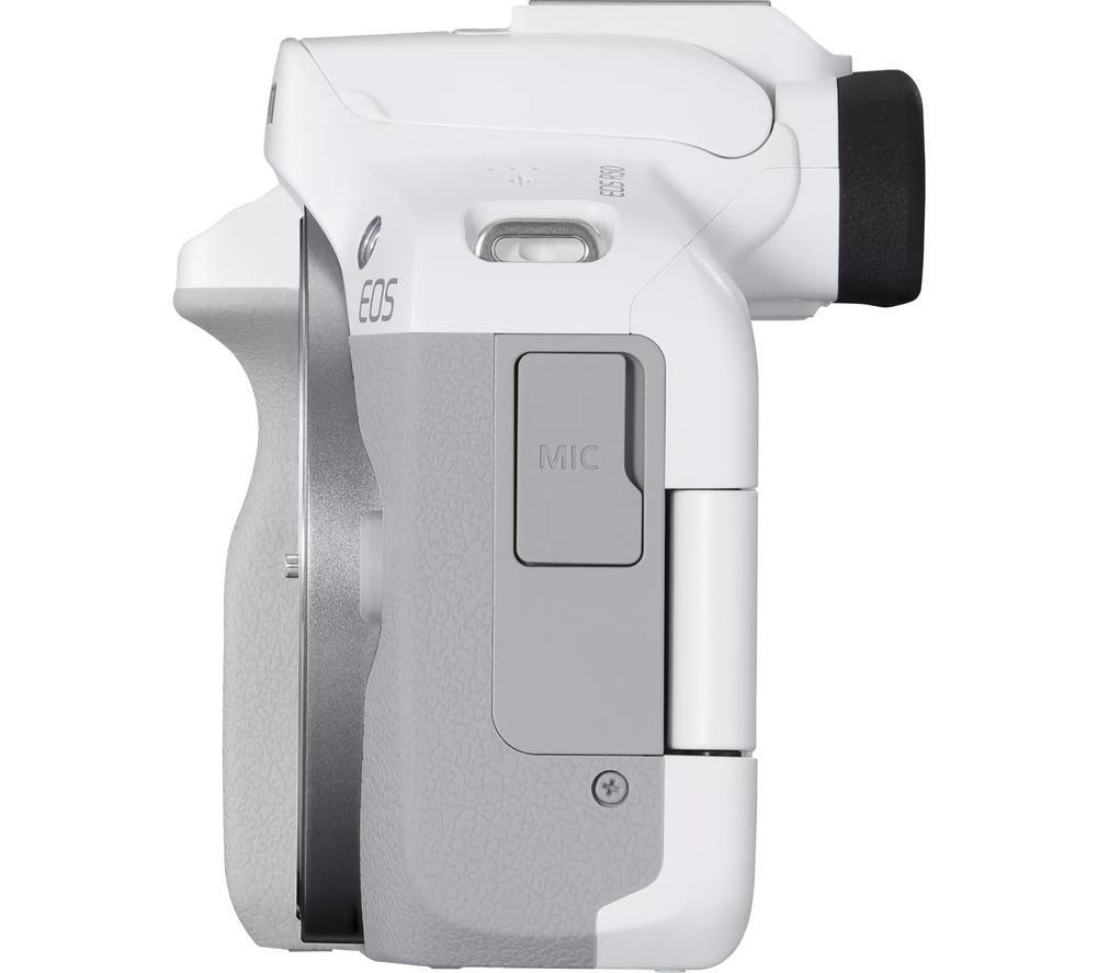 CANON EOS R50 Mirrorless Camera with RF-S 18-45 mm f/4.5-6.3 IS STM Lens - White image number 12 of 14