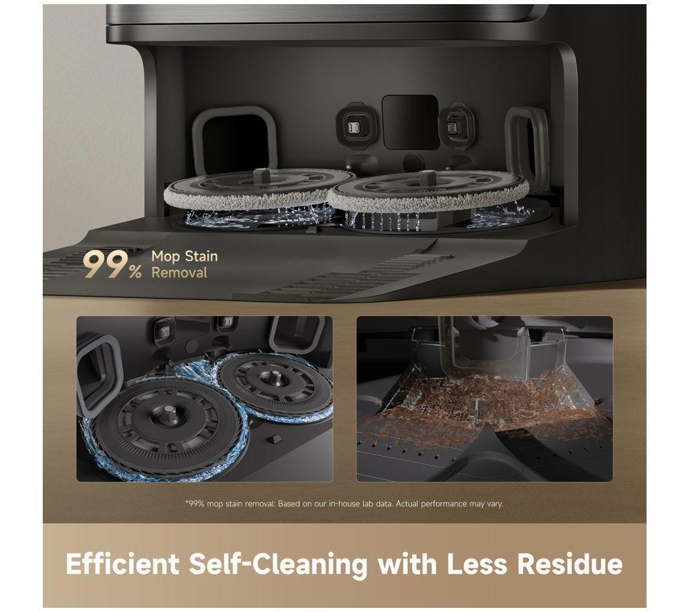 DREAME D30 Ultra Robot Vacuum Cleaner - Black image number 2 of 4