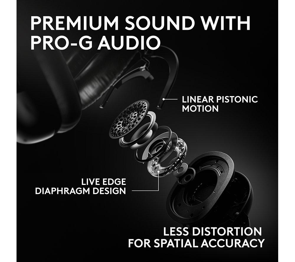 LOGITECH PRO X3 LIGHTSPEED Wireless Gaming Headset - Black image number 4 of 10