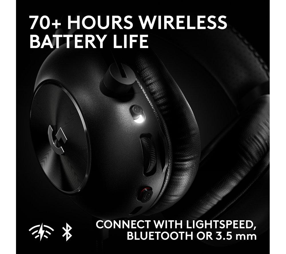 LOGITECH PRO X3 LIGHTSPEED Wireless Gaming Headset - Black image number 5 of 10