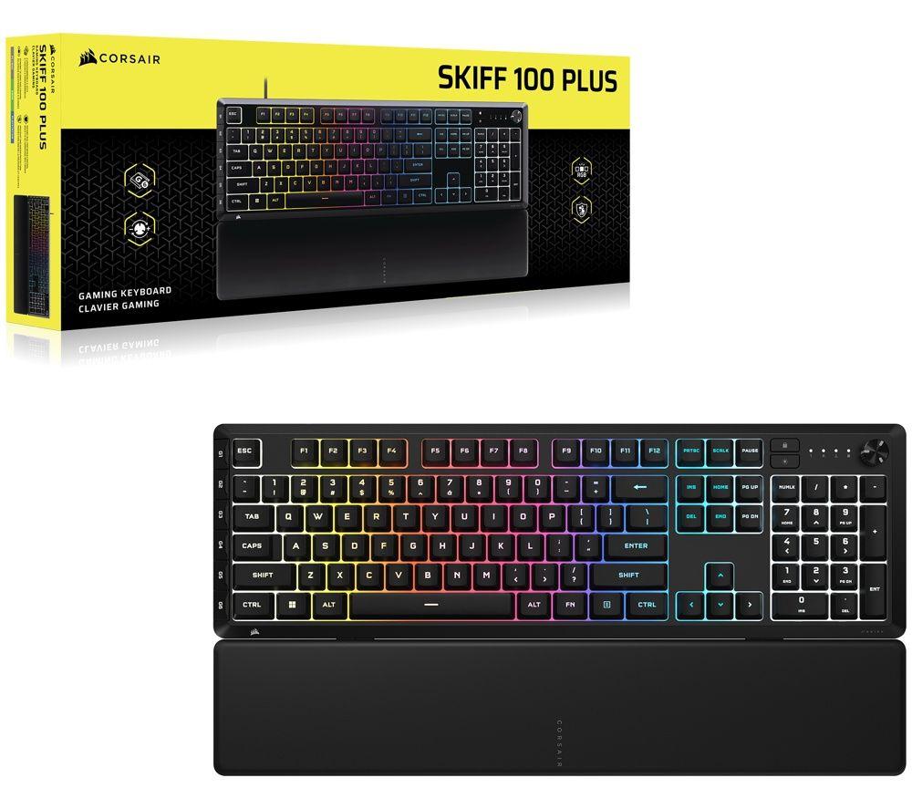CORSAIR SKIFF 100 PLUS Gaming Keyboard - Black image number 4 of 4