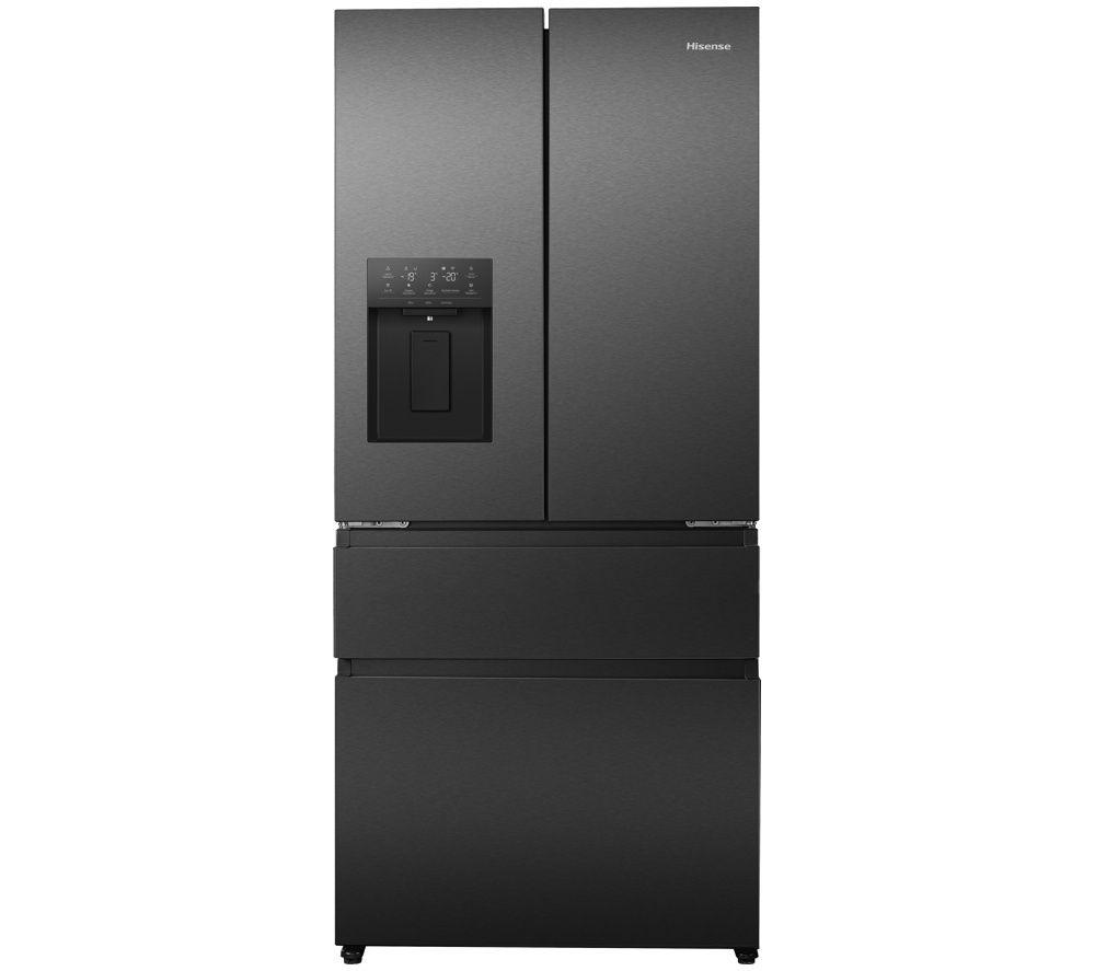 HISENSE PureFlex Slim RF512P5SBD American-Style Smart Fridge Freezer - Black