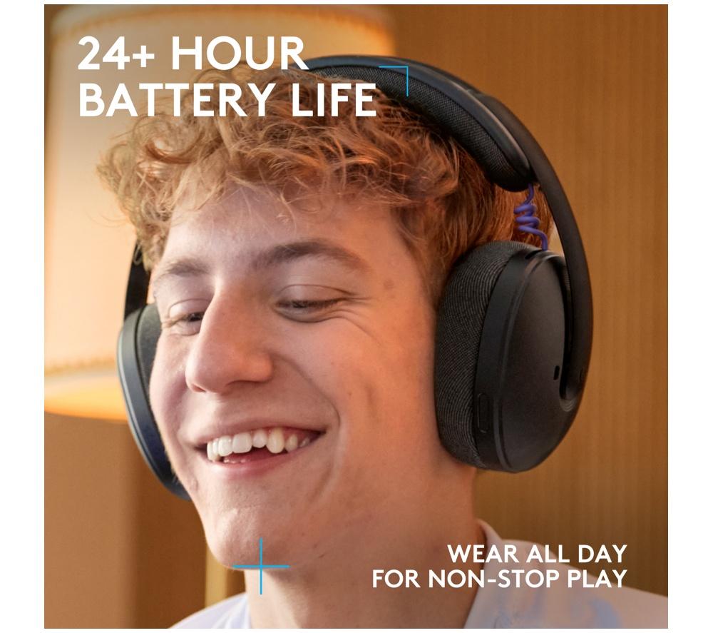 LOGITECH G325 LIGHTSPEED Wireless Gaming Headset - Black image number 7 of 9