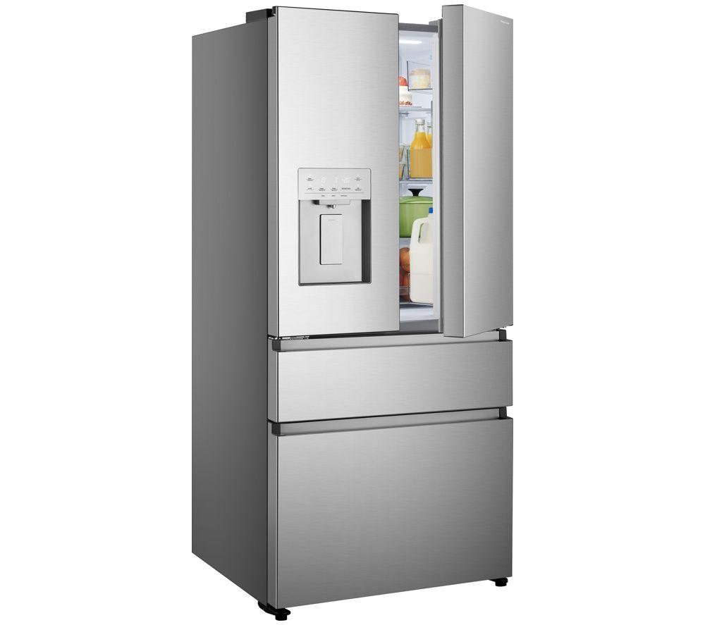 HISENSE PureFlex Slim RF512P5SSD American-Style Smart Fridge Freezer - Silver image number 3 of 5