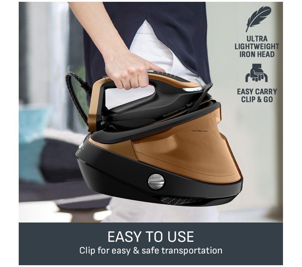 TEFAL Pro Express Vision GV9820G0 Steam Generator Iron - Black & Gold image number 4 of 4