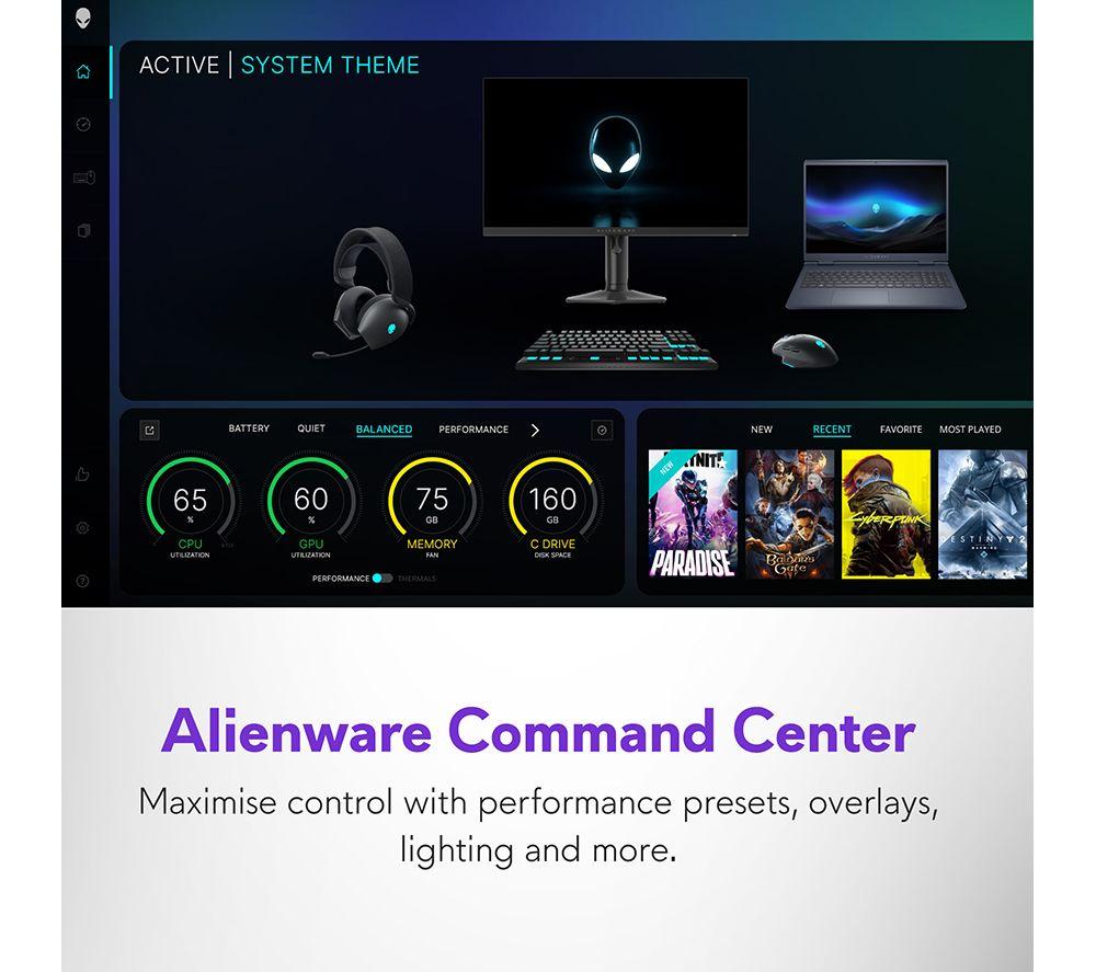 ALIENWARE 16 Aurora 16" Gaming Laptop - Intel&reg; Core&trade; 7, RTX 5060, 1 TB SSD image number 10 of 17