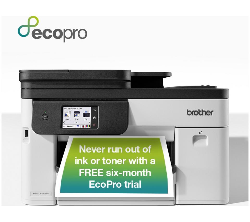BROTHER MFC-J5010DW All-in-One Wireless Inkjet Printer with Fax