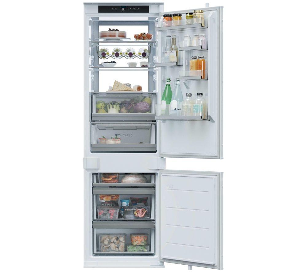HAIER HBQ7518ATK Integrated Smart 70/30 Fridge Freezer - Sliding Hinge