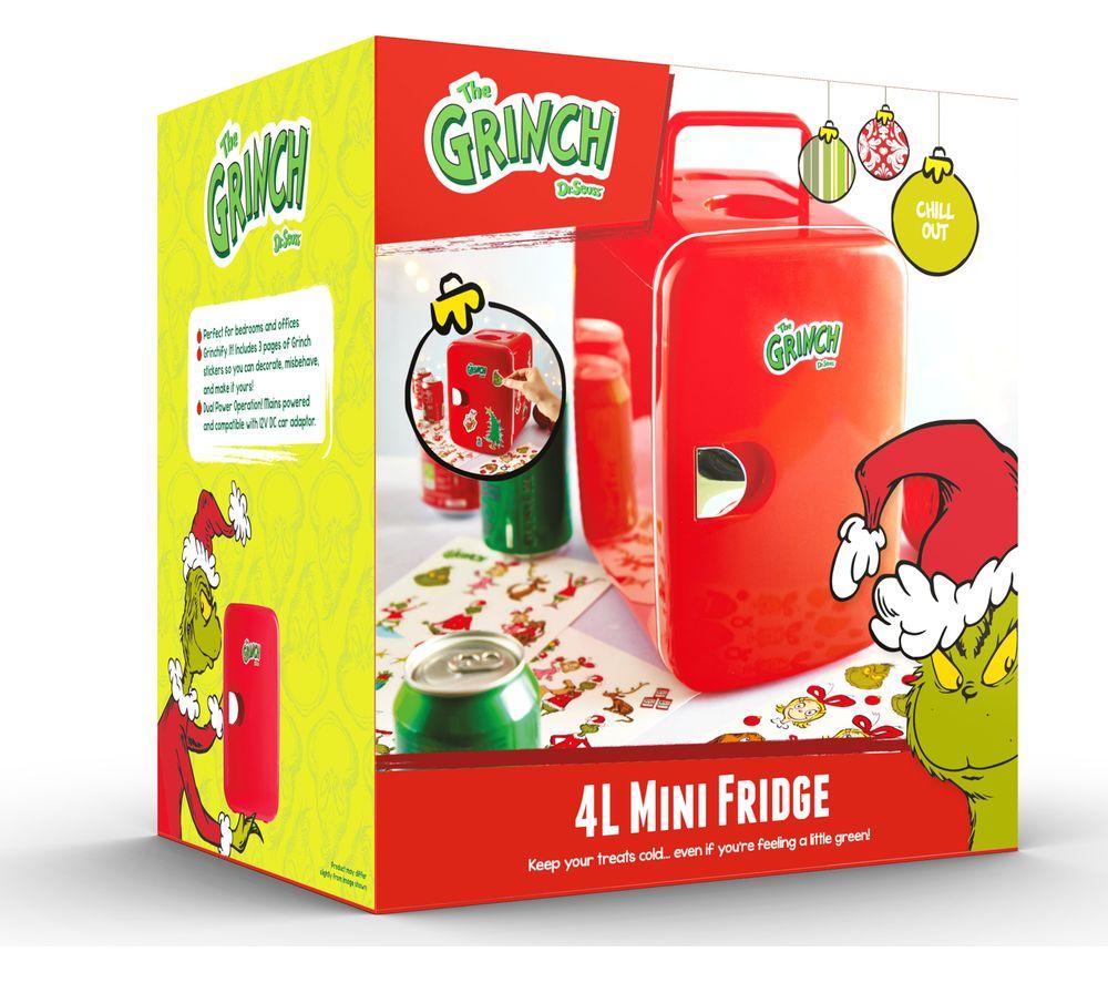GRINCH SDA2964GE 4 litre Mini Fridge - Red Gloss image number 2 of 6
