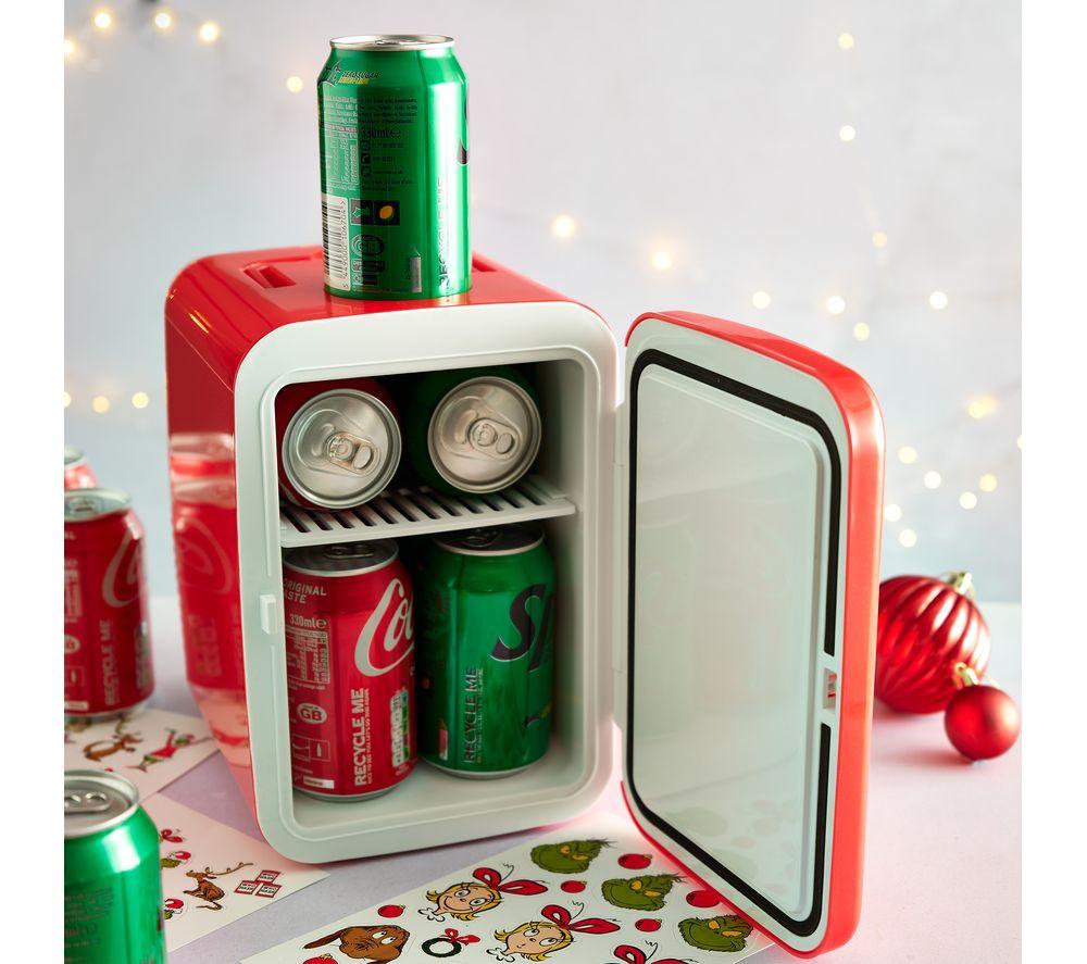 GRINCH SDA2964GE 4 litre Mini Fridge - Red Gloss image number 3 of 6