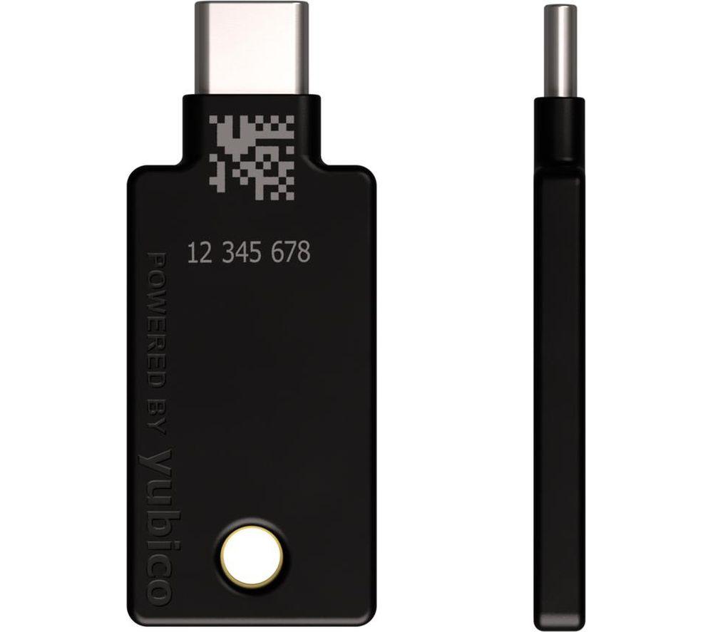 YUBICO YubiKey 5C NFC USB Security Key - Black image number 2 of 4