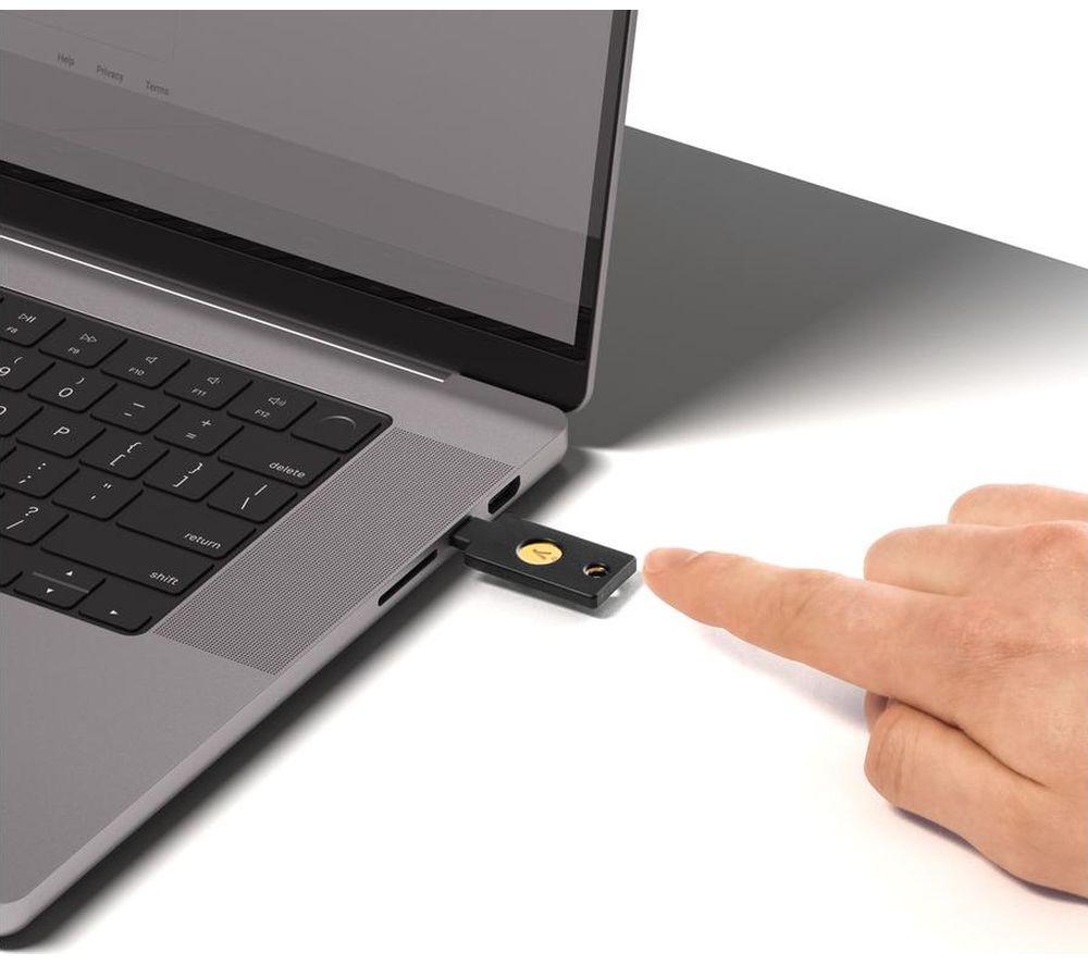 YUBICO YubiKey 5C NFC USB Security Key - Black image number 3 of 4