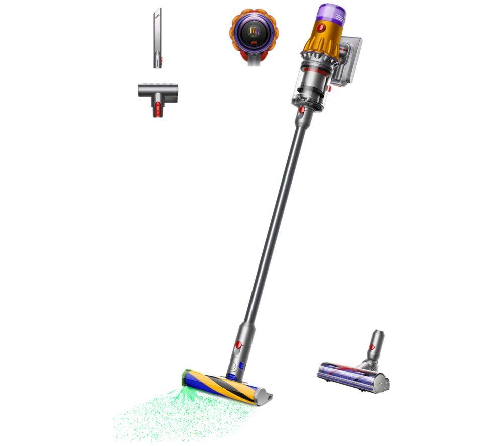 DYSON V12 Detect Slim Absolute Cordless Vacuum Cleaner - Yellow & Nickel