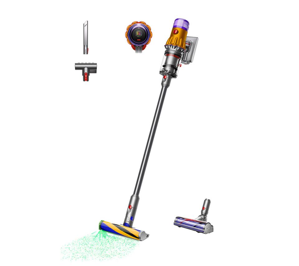 DYSON V12 Detect Slim Absolute Cordless Vacuum Cleaner - Yellow & Nickel