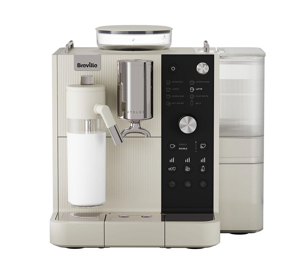BREVILLE AutoLuxe VCF206 Automatic Bean to Cup Coffee Machine - Oatmilk