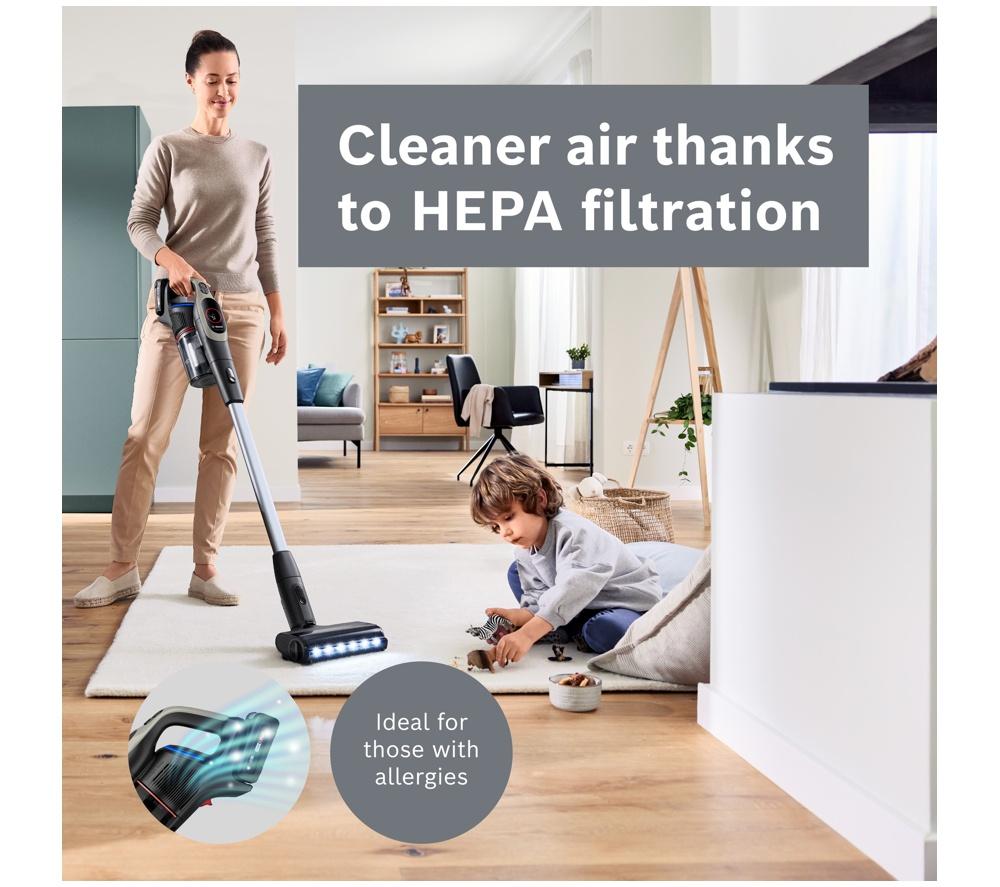 BOSCH Unlimited 9 BCS932GGB Dual Battery Cordless Vacuum Cleaner - Graphite image number 7 of 14