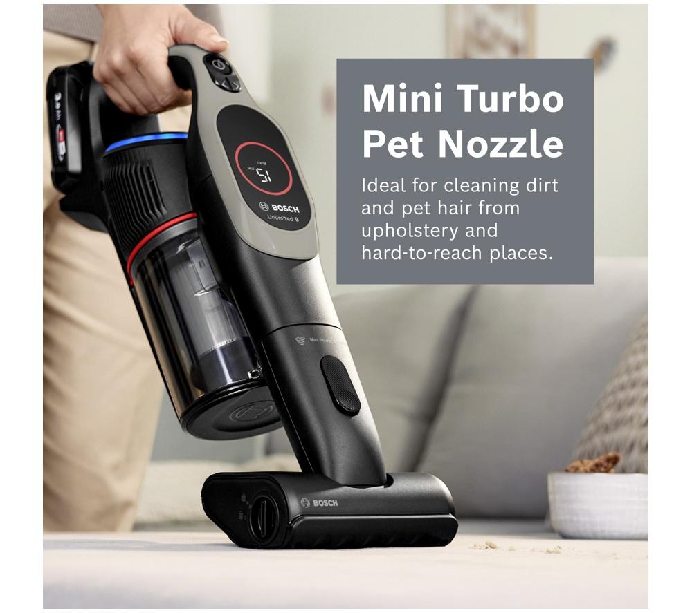 BOSCH Unlimited 9 BCS932GGB Dual Battery Cordless Vacuum Cleaner - Graphite image number 12 of 14