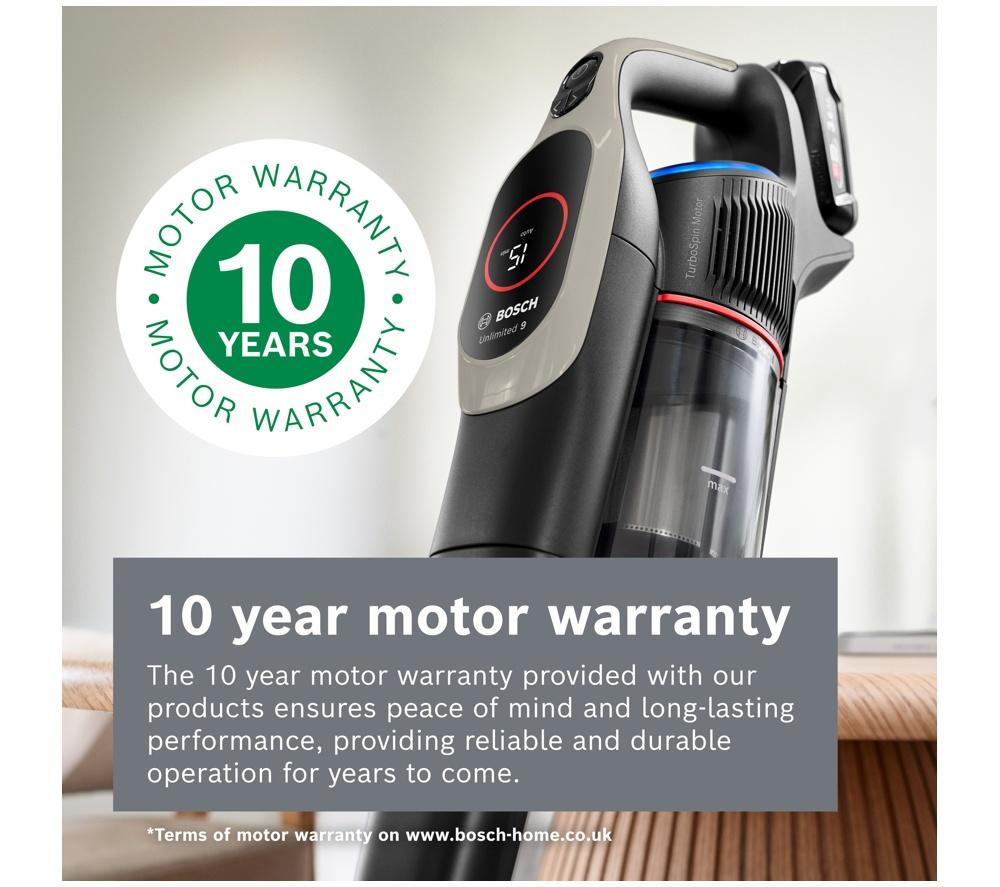 BOSCH Unlimited 9 BCS932GGB Dual Battery Cordless Vacuum Cleaner - Graphite image number 13 of 14