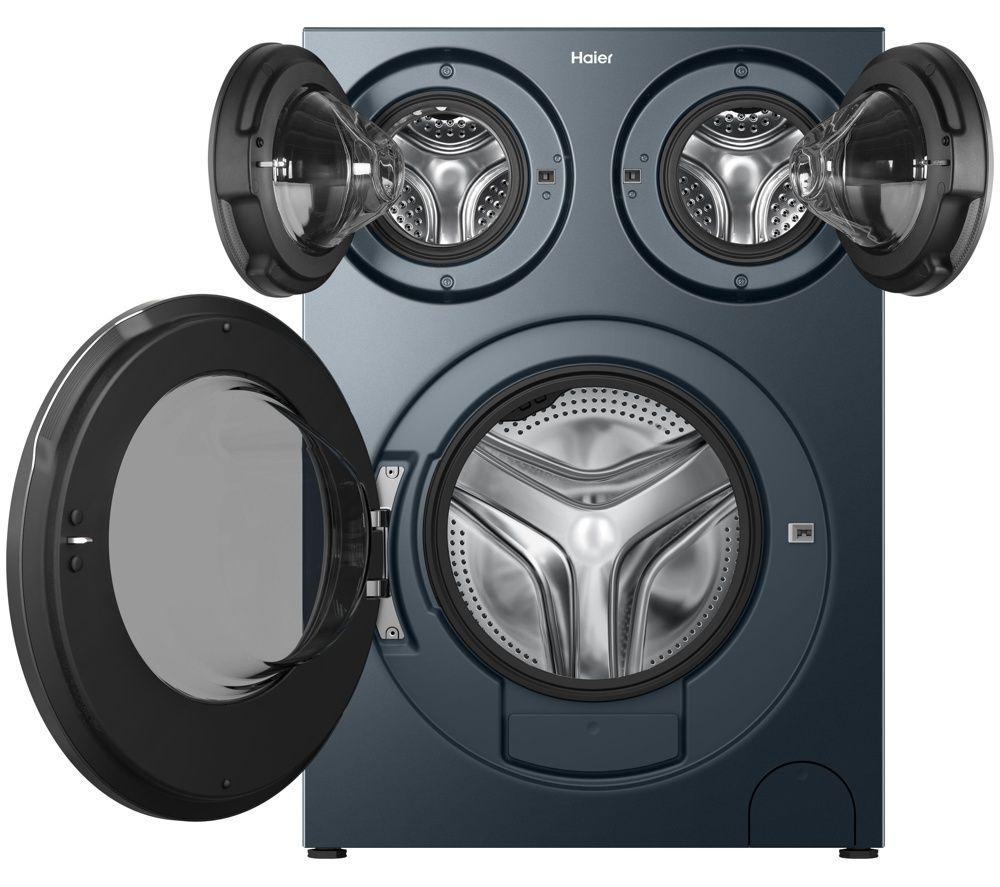 HAIER MultiWash HW12BD14697CU1UK WiFi-enabled 10 kg +1 kg +1 kg 1400 Spin Washing Machine - Graphite image number 2 of 5