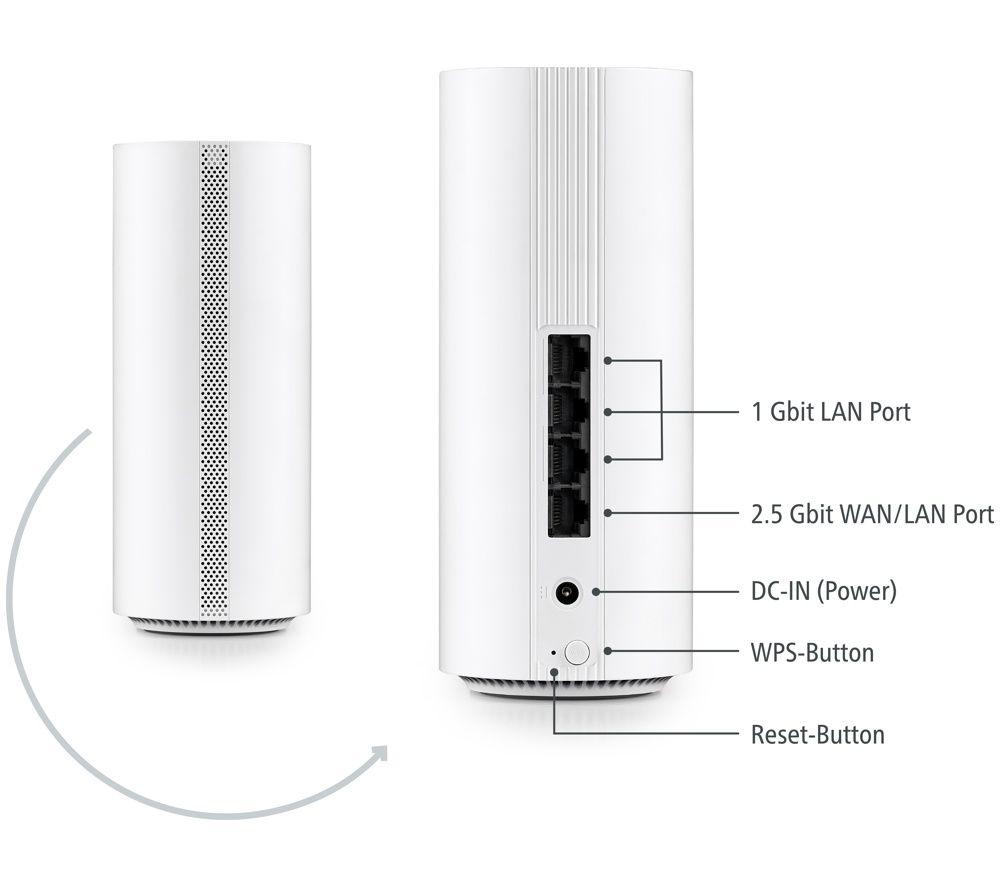 DEVOLO 07296 WiFi 7 Cable & Fibre Router - BE6500, Dual-band image number 8 of 8