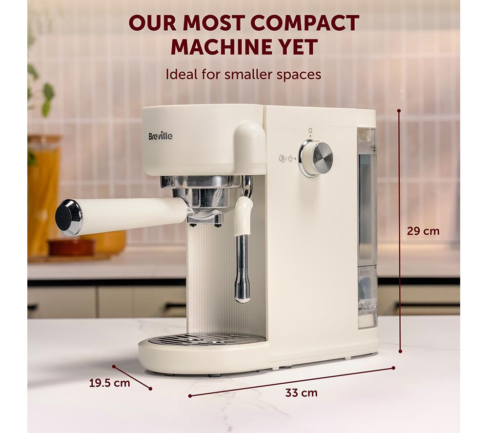 BREVILLE PIXL Compact Espresso Maker VCF196 &ndash; Oatmilk image number 3 of 10