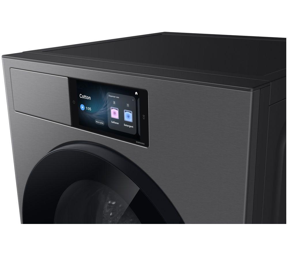 SAMSUNG Series 9 WF90H09C4ST1 WiFi-enabled 9 kg 1400 Spin Washing Machine - Black image number 3 of 6