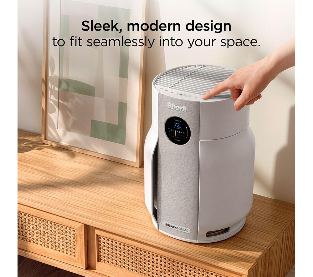 SHARK BreatheClear HP162UK Air Purifier with NeverChange6 - Dove image number 2 of 9