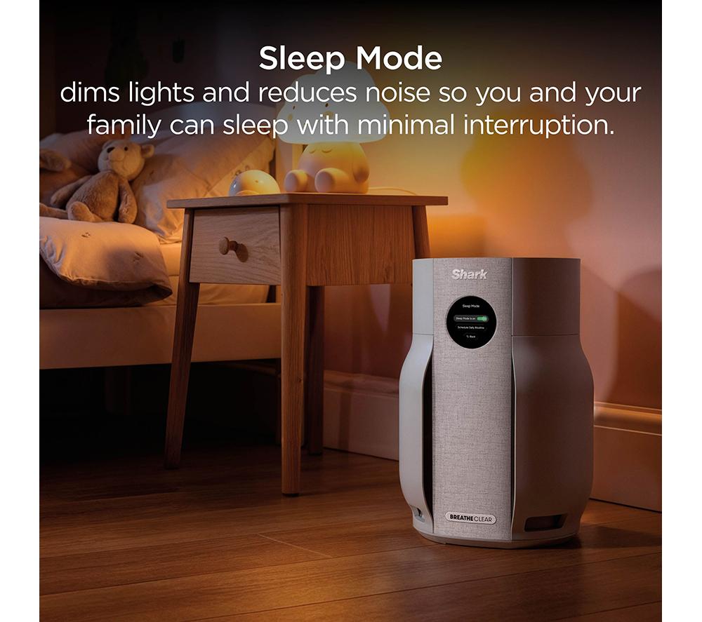 SHARK BreatheClear HP162UK Air Purifier with NeverChange6 - Dove image number 8 of 9