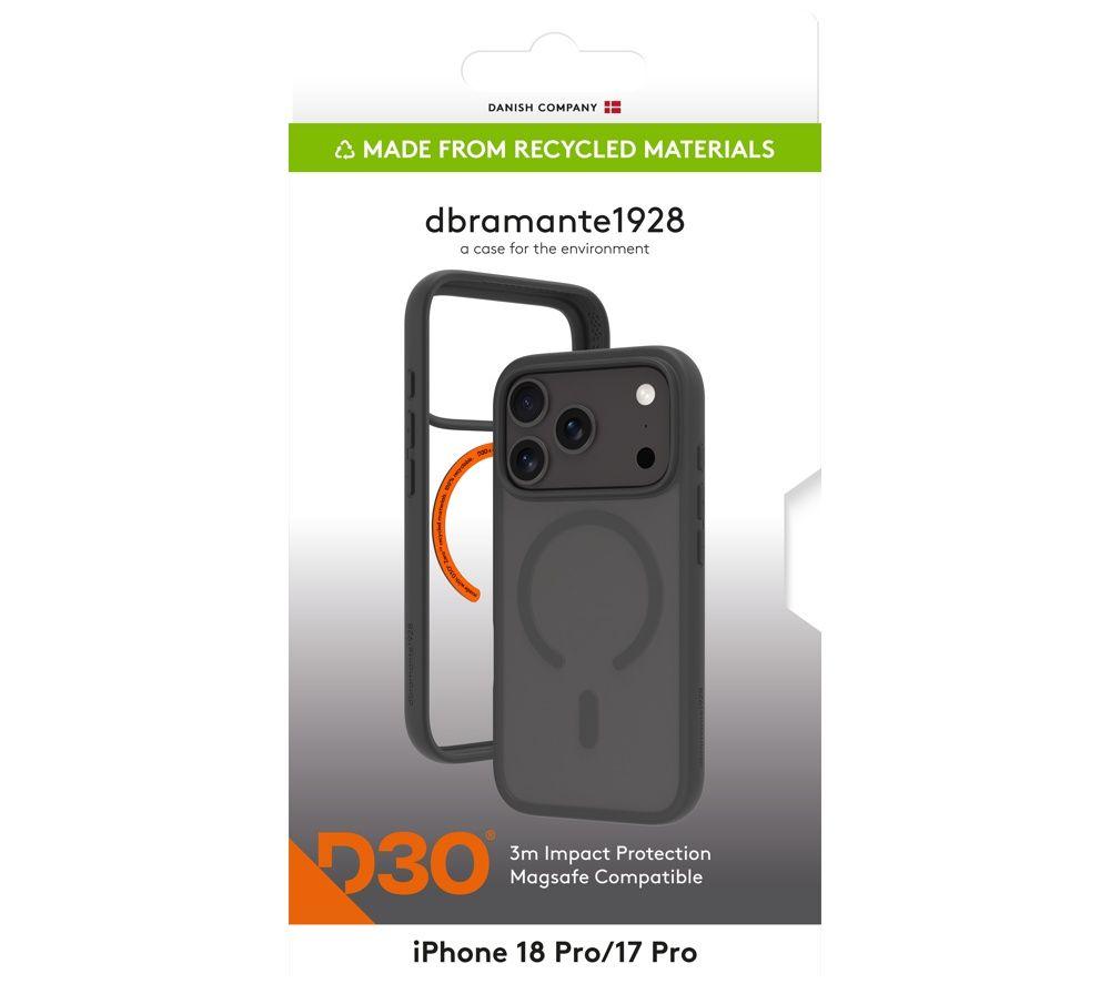 D BRAMANTE Grenen Ultra D3O MS iPhone 18 Pro/17 Pro Case - Black image number 13 of 13