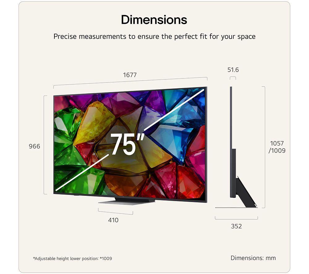 LG MRGB88 75" Mini RGB AI 4K HDR Smart TV 2026 & US60TR 5.1.1 Wireless Sound Bar Bundle image number 4 of 9