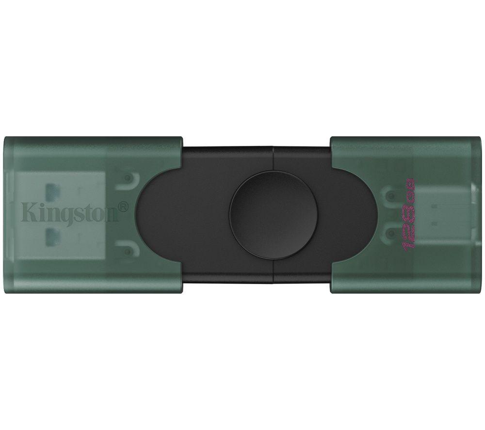 KINGSTON DataTraveler Duo USB 3.2 Memory Stick - 128 GB, Green image number 4 of 4
