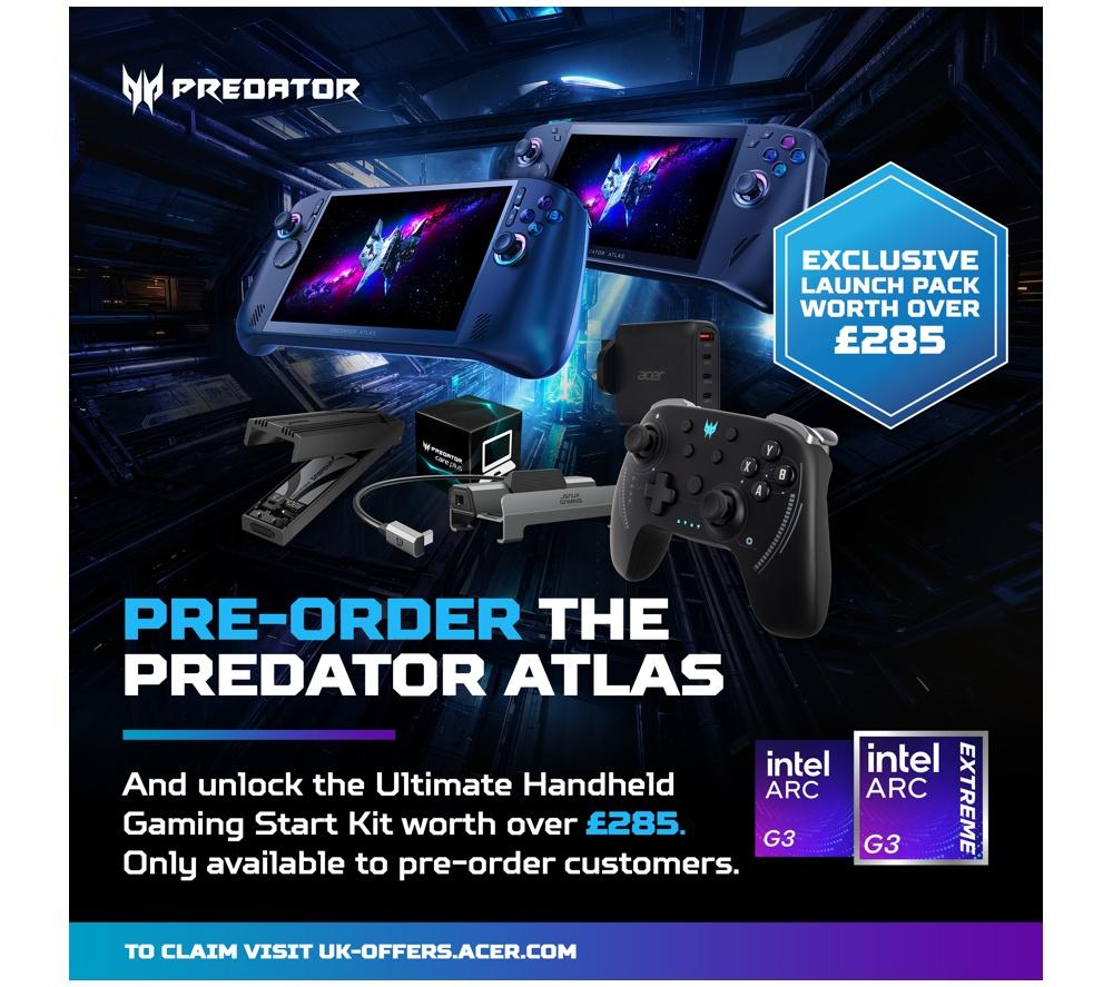 ACER Predator Atlas 7 Handheld Gaming Console - Intel&reg; Arc&trade; G3, 512 GB image number 2 of 16