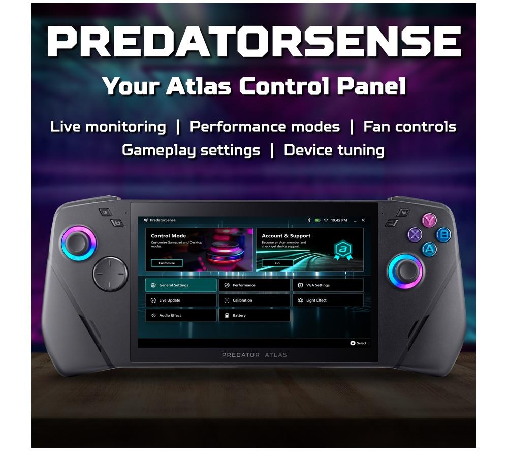ACER Predator Atlas 7 Handheld Gaming Console - Intel&reg; Arc&trade; G3, 512 GB image number 12 of 16