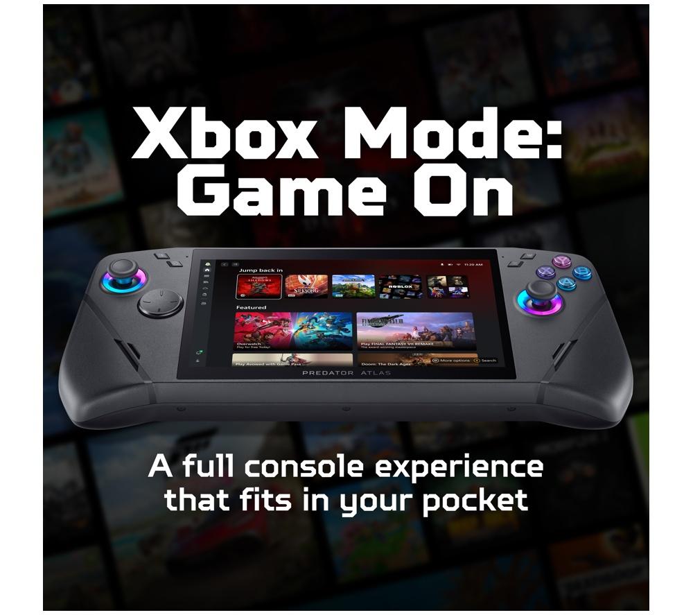 ACER Predator Atlas 7 Handheld Gaming Console - Intel&reg; Arc&trade; G3, 512 GB image number 7 of 14