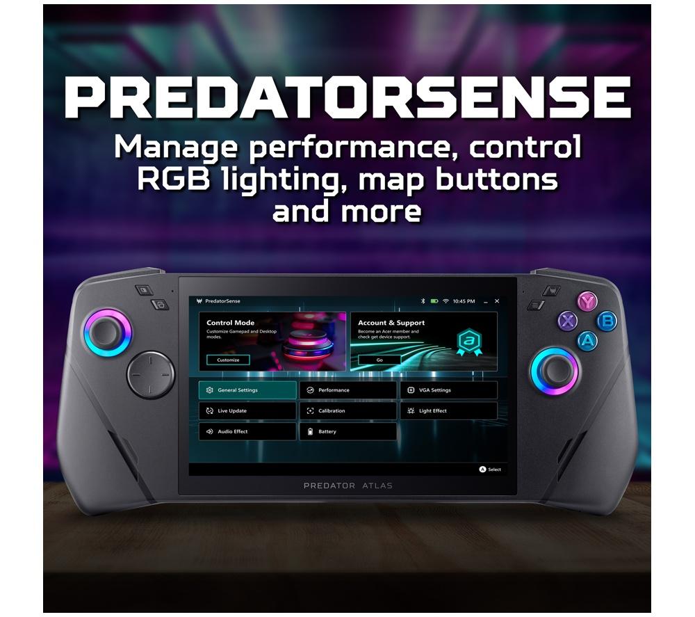 ACER Predator Atlas 7 Handheld Gaming Console - Intel&reg; Arc&trade; G3, 512 GB image number 9 of 14