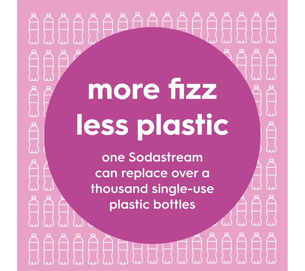 SODASTREAM Fizz & Go Insulated Stainless Steel Sparkling Water Bottle - 900 ml, Guava image number 5 of 8