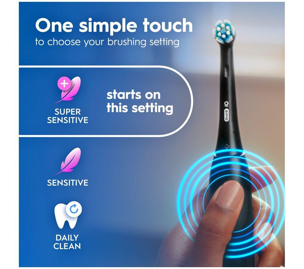 ORAL-B iO2 Electric Toothbrush Gift Pack - Black image number 2 of 8