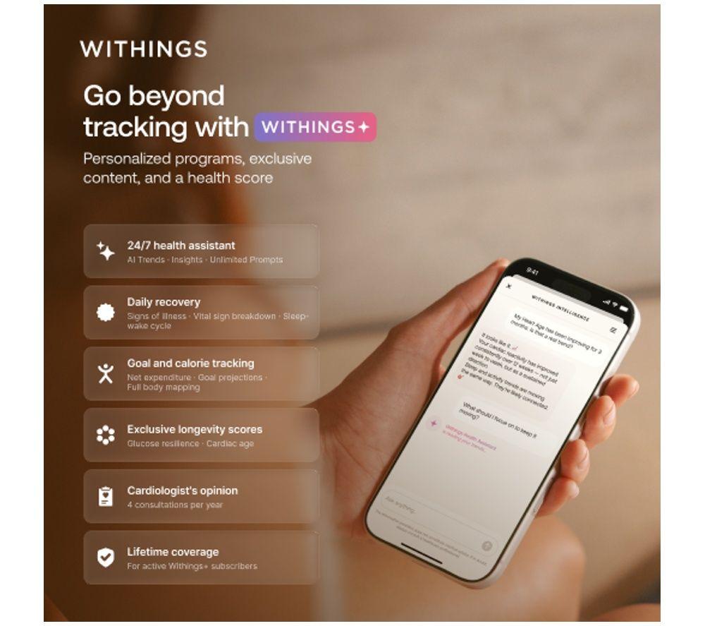 WITHINGS BodyFit Smart Scale - Black image number 5 of 5