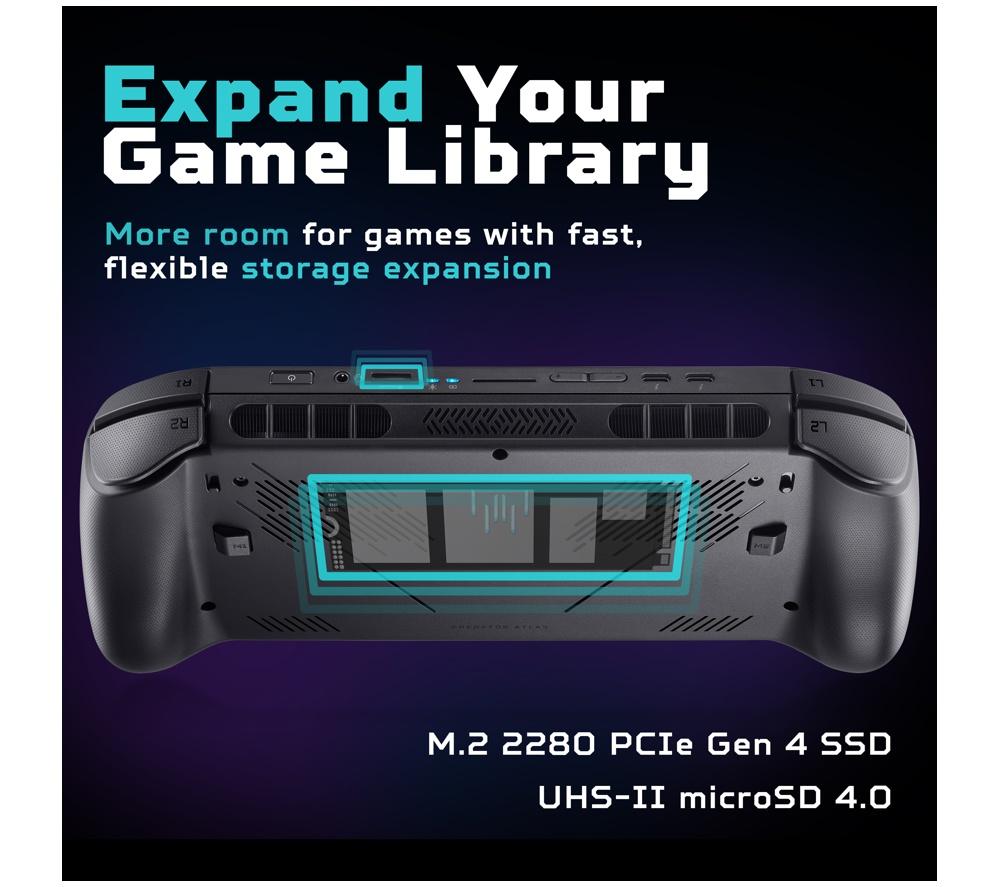 ACER Predator Atlas 8 Handheld Gaming Console - Intel&reg; Arc&trade; G3 Extreme Processor, 1 TB image number 11 of 18