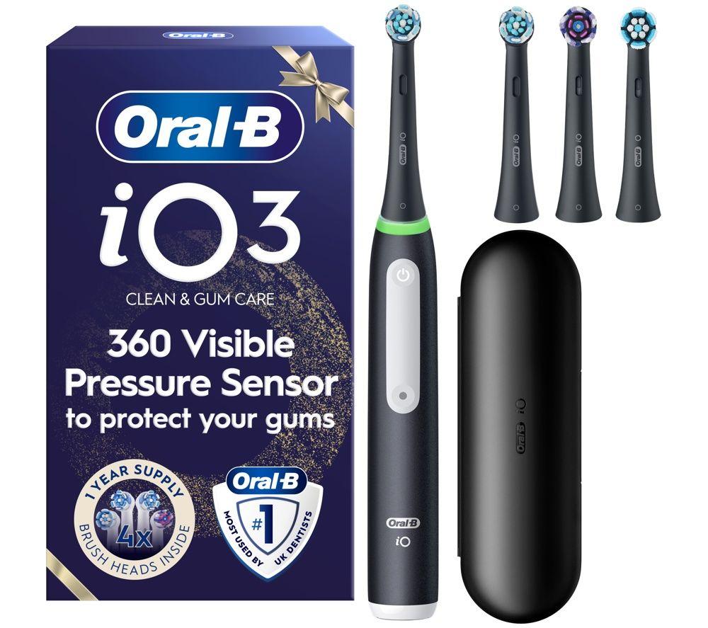 ORAL-B ORAIO3BKGP iO3 Electric Toothbrush - Black