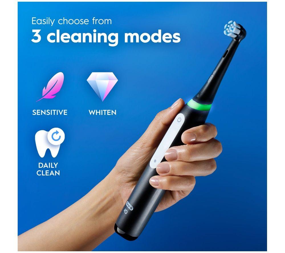 ORAL-B iO3 Electric Toothbrush Gift Pack - Black image number 4 of 8