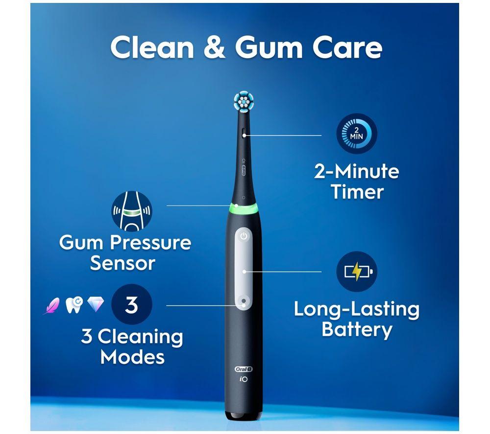 ORAL-B iO3 Electric Toothbrush Gift Pack - Black image number 5 of 8