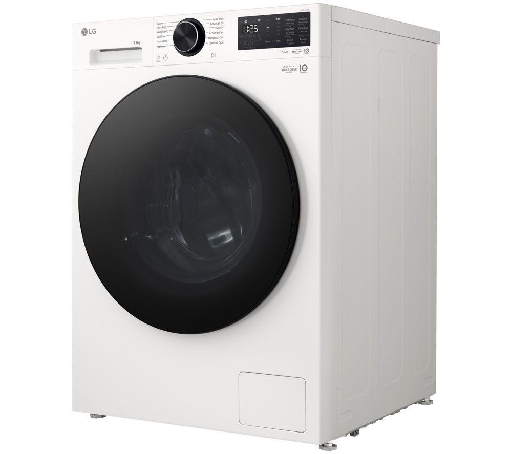 LG Series 5 AI Direct Drive F4X5013TWB 13 kg 1400 Spin Washing Machine - White image number 7 of 8
