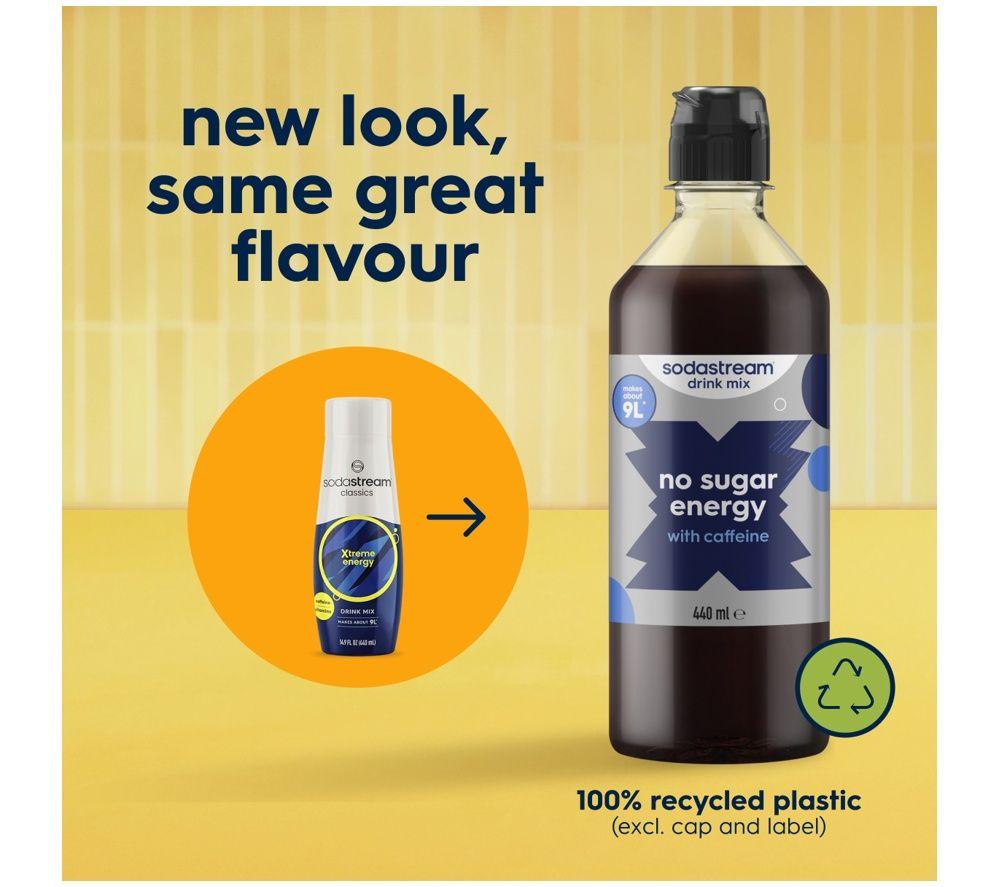 SODASTREAM Classics No Sugar Energy Syrup - 440 ml image number 5 of 6