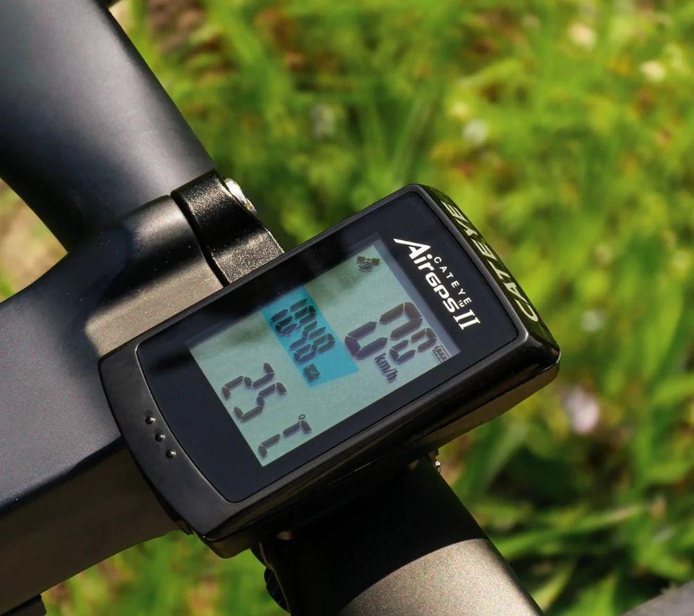 CATEYE AirGPS II Cycle Computer - Grey & Black image number 4 of 7