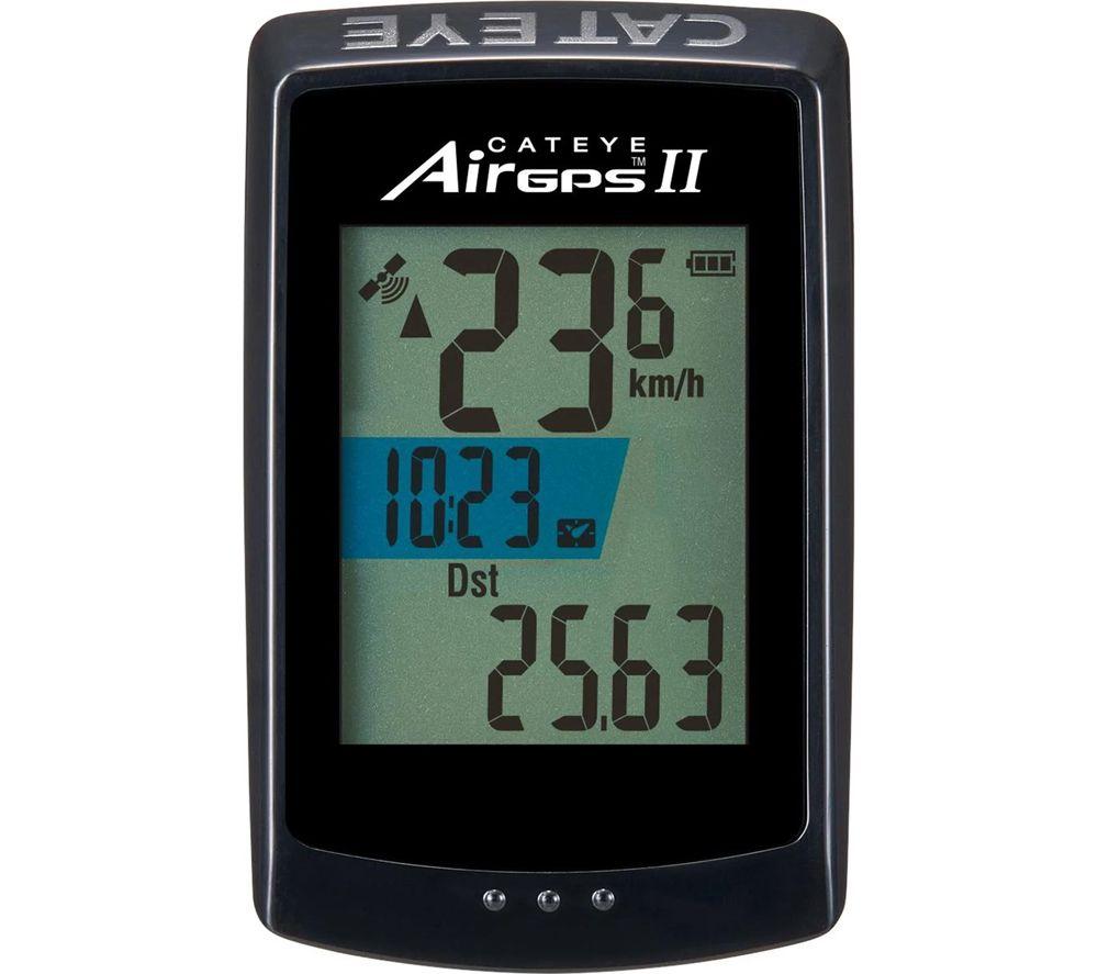CATEYE AirGPS II Cycle Computer with Cadence Sensor - Grey & Black image number 3 of 8